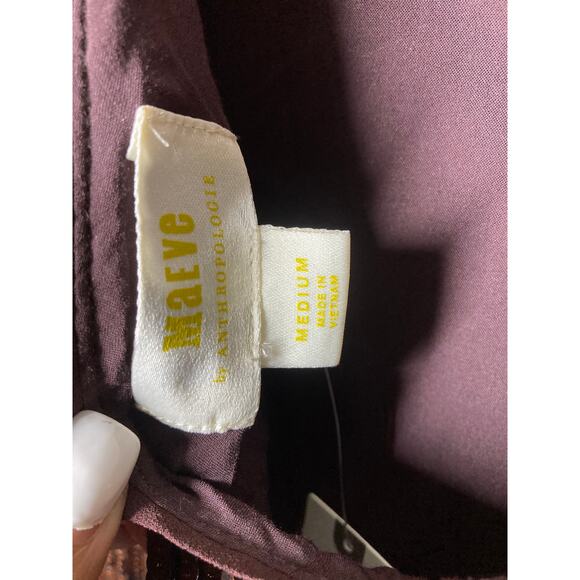 ANTHROPOLIGIE Maeve Kara brown sequin shift cocktail dress size Medium NWT - Picture 5 of 8